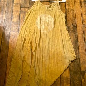 Magnolia Pearl moon yellow dress-literally worn one time!!  Too cute, layering